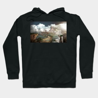 Imagination city illustration Hoodie